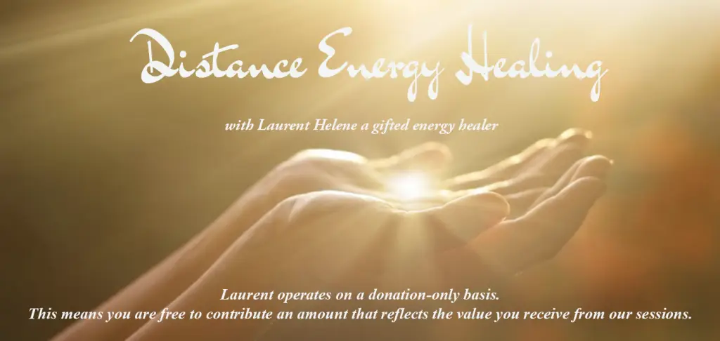 Distance energy healing session